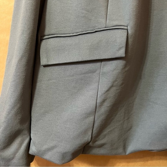 Universal Standard | NWT Smoking Jacket Blazer Stormy Weather Grey Size 3XL - Picture 7 of 16